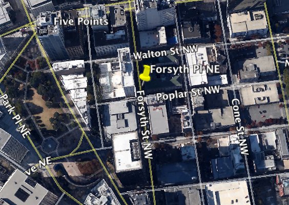 Forsyth St NW Forsyth St NW